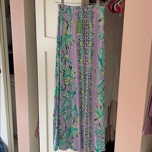 NWT Lilly Pulitzer Suri Maxi Skirt, Sz XS!